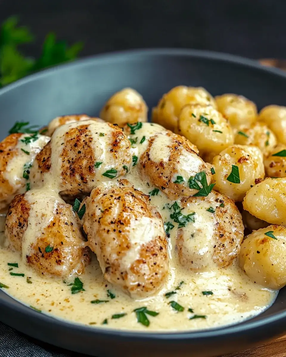 Asiago-Hühnchen mit Gnocchi: Ein köstliches Rezept!