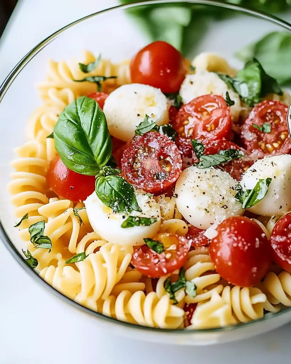 Caprese-Pasta-Salat: Ein erfrischendes Rezept entdecken!