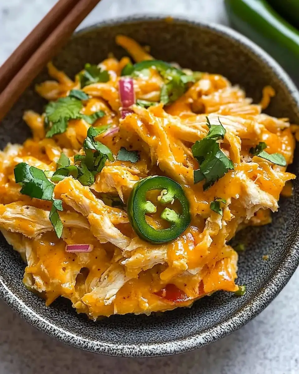 Jalapeño Buffalo Hähnchenauflauf: Schnelles Rezept genießen!