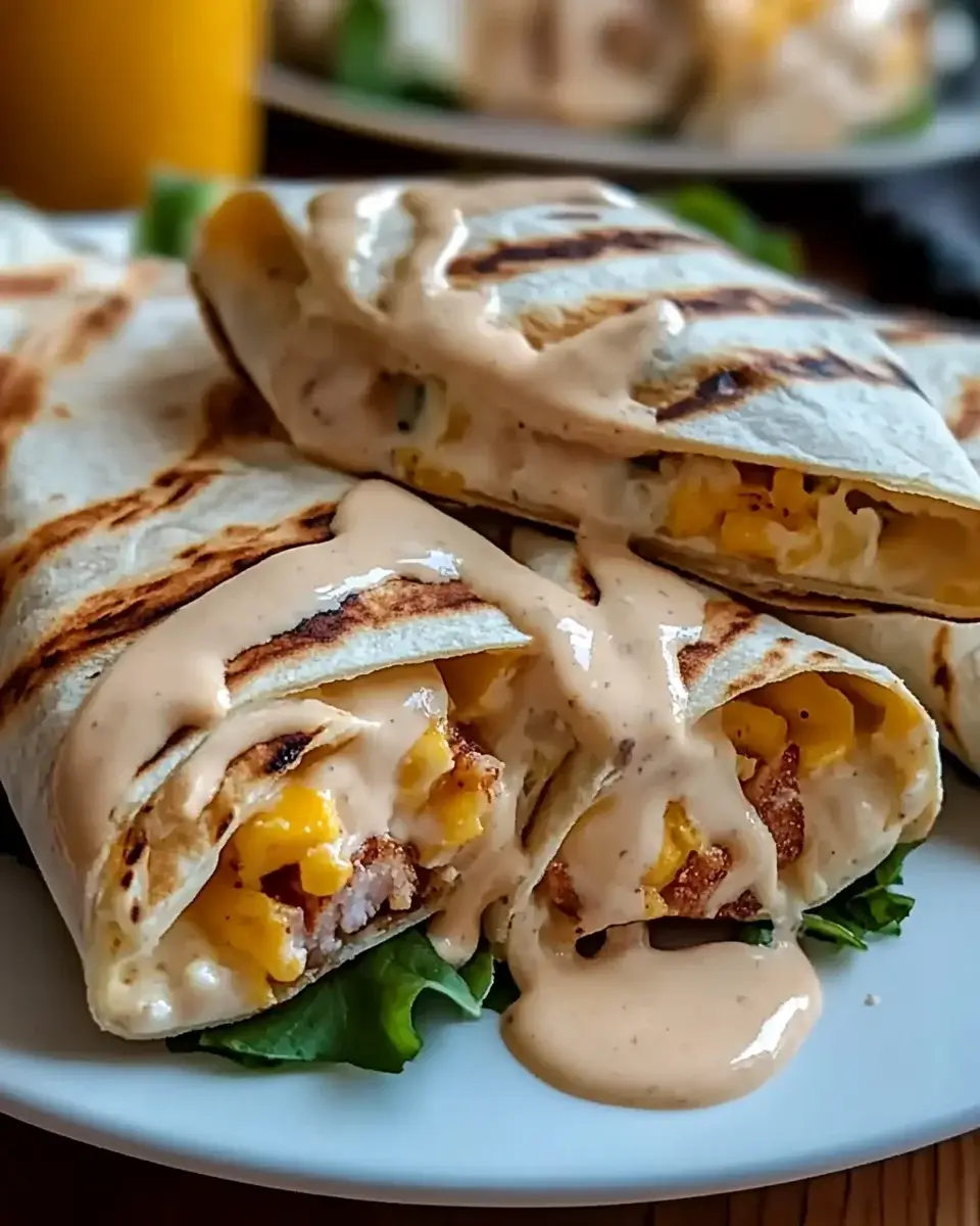 Käse-Knoblauch-Hühnchen-Wraps: Ein Genuss, den Sie lieben werden!