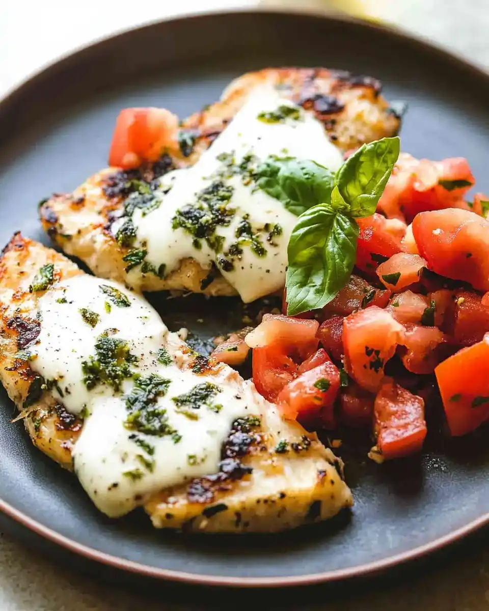 Gegrilltes Bruschetta-Hühnchen: Ein Genuss für Feinschmecker!