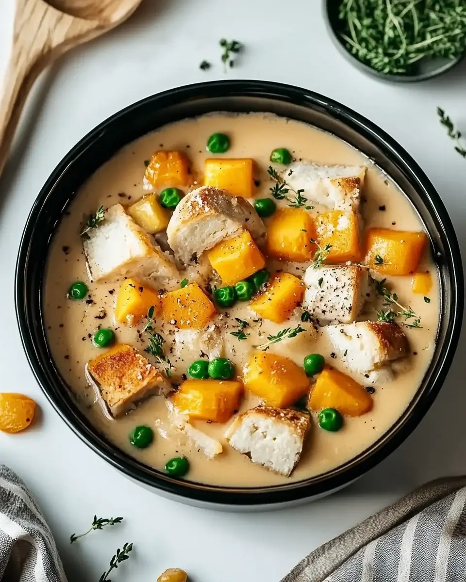 Herzhafter Hähnchen-Pie aus dem Slow Cooker für jeden!