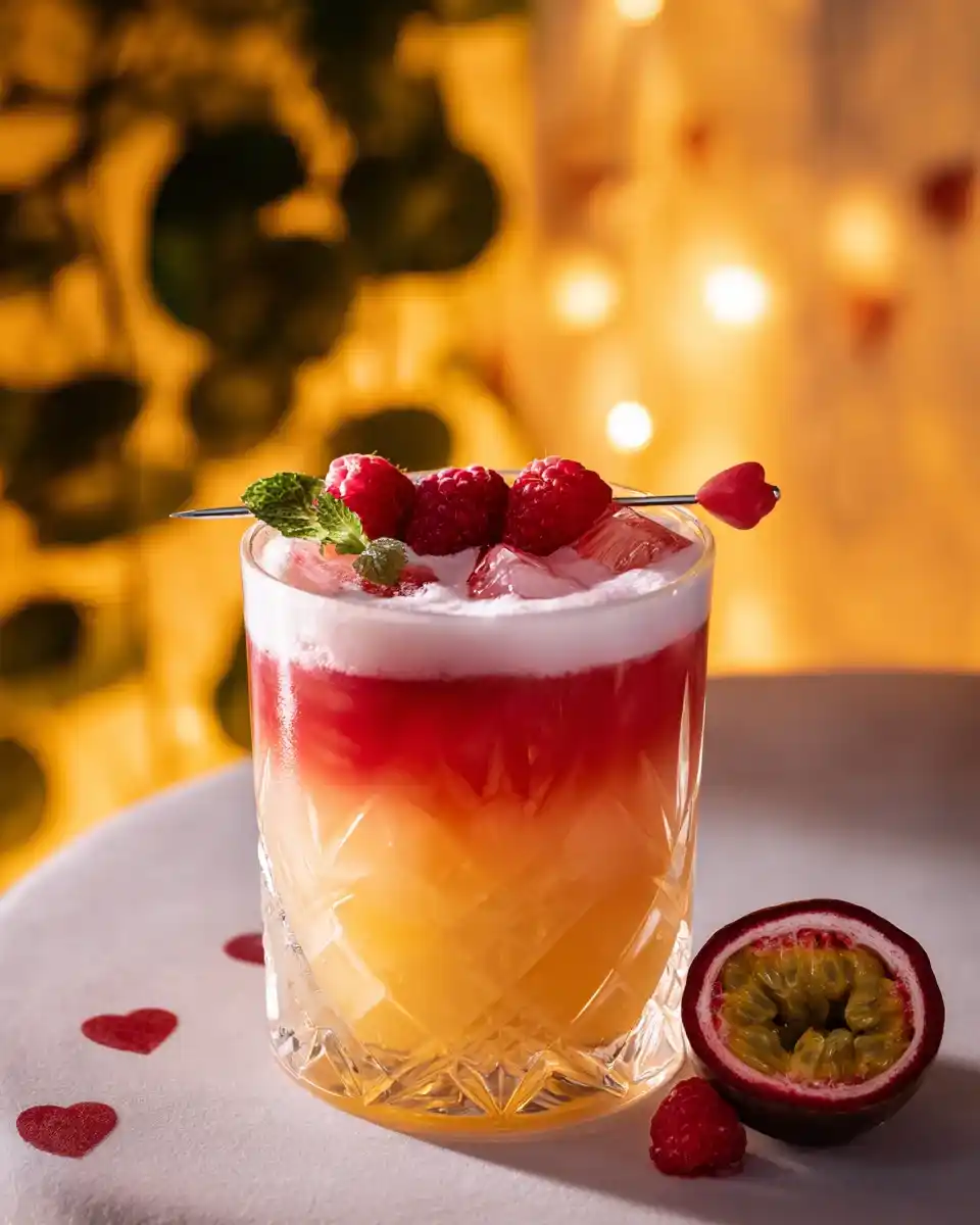 Himbeer-Passionsfrucht-Tequila-Sour: Ein erfrischendes Rezept!