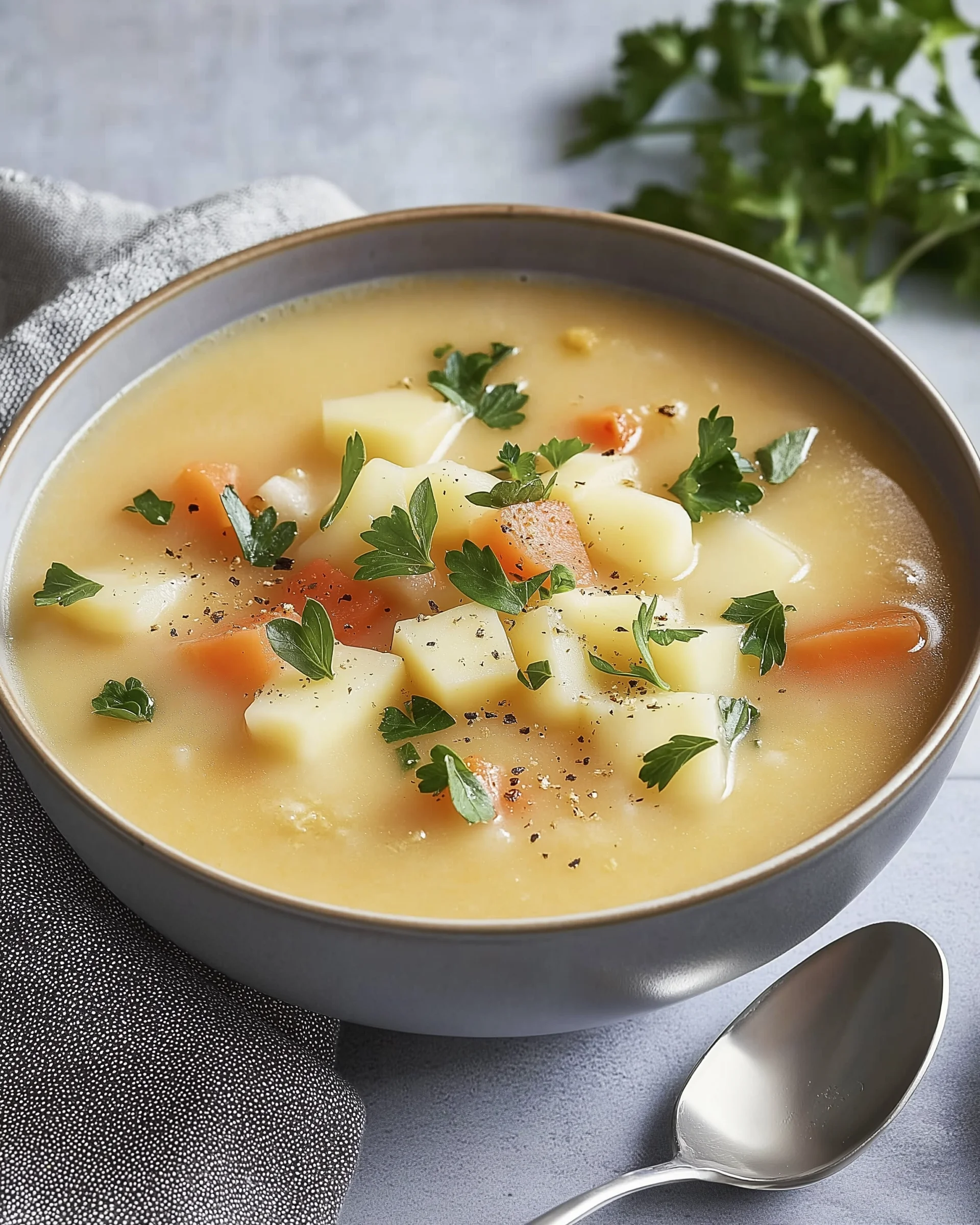 Kartoffelsuppe mit frischen Kräutern: So gelingt sie!