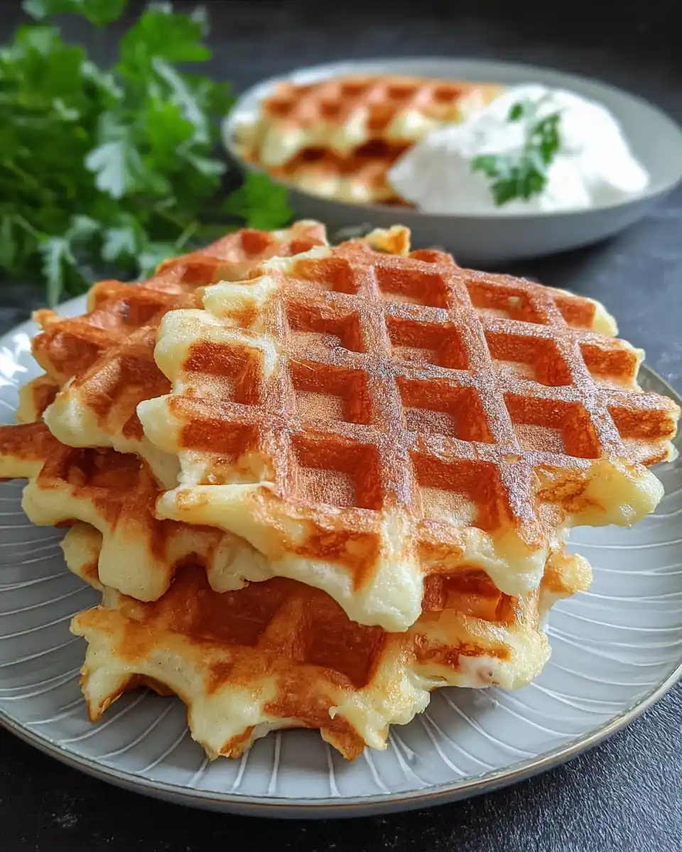 Käsewaffeln mit Kräutern: Ein Genuss für Gaumenfreuden!