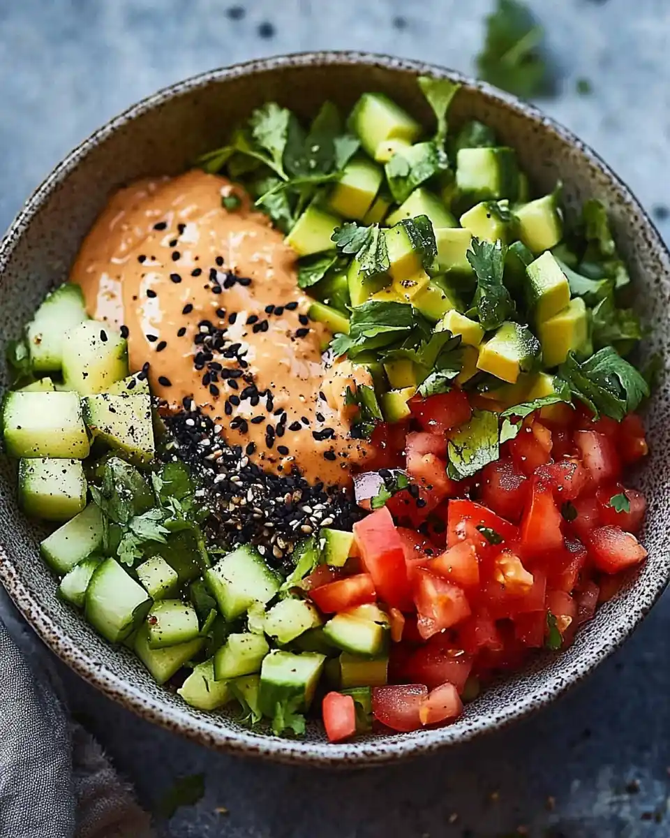 Linsensalat mit Tahini-Dressing: Gesund und lecker!
