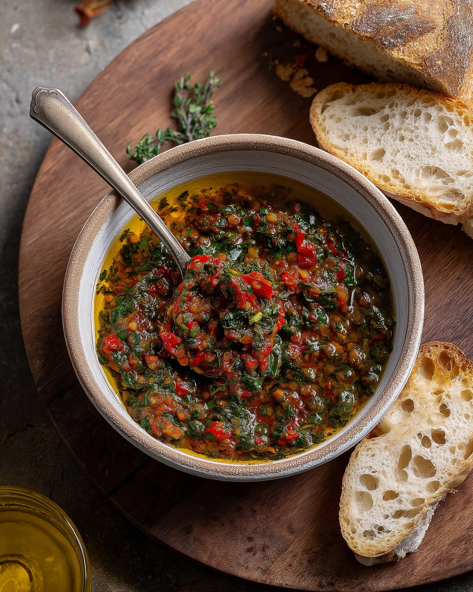 Mediterraner Brot-Dip mit getrockneten Tomaten: Einfach lecker!