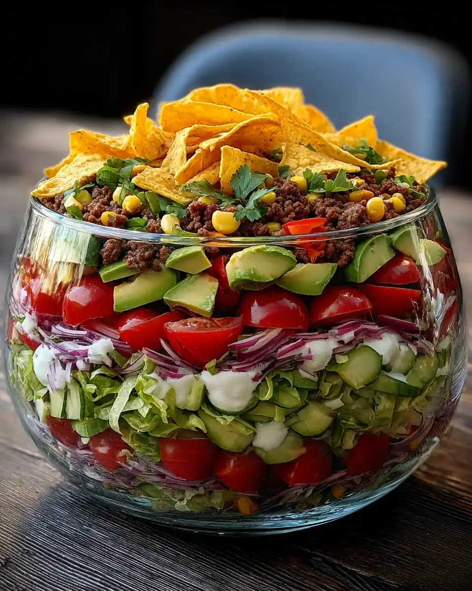 Mexikanischer Schichtsalat: Lecker und einfach zubereiten!