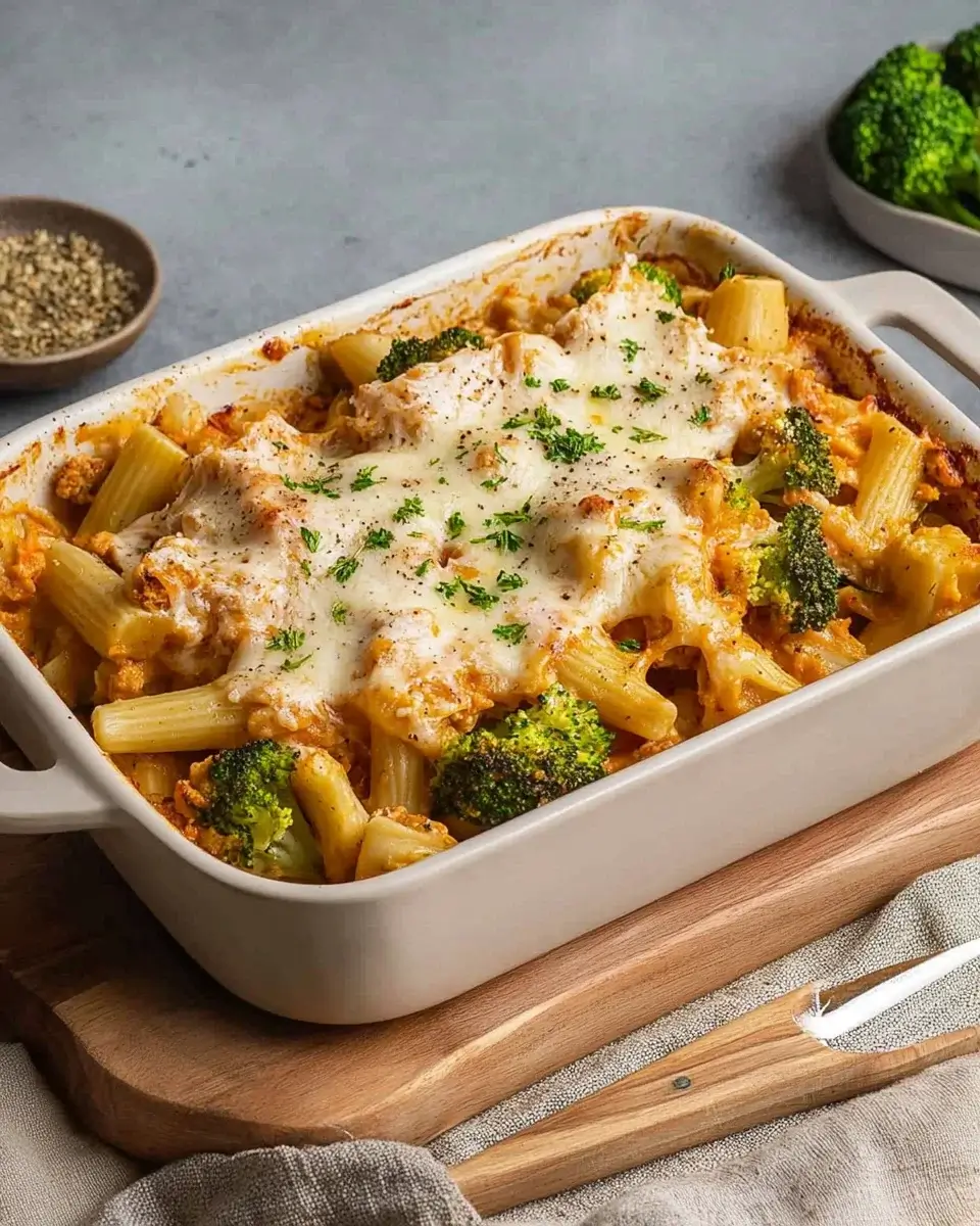 Rosenkohl-Nudelauflauf mit cremiger Sauce: Ein Genuss!