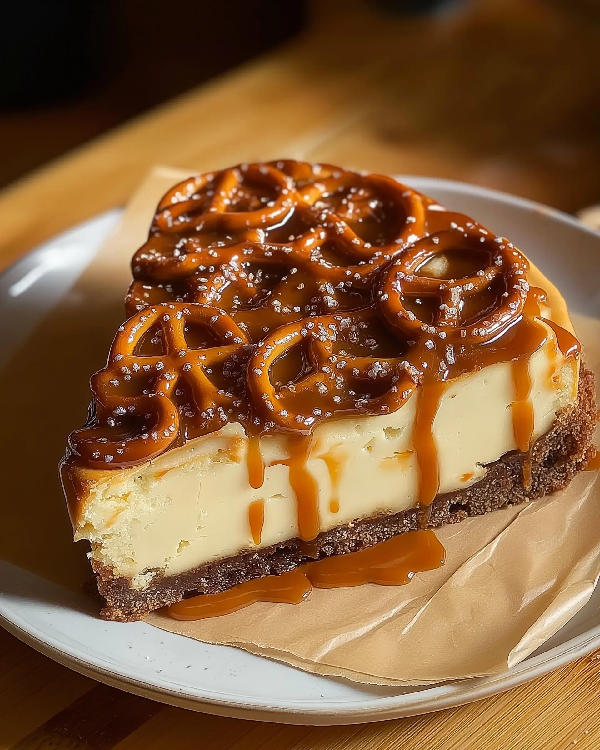 Salzige Karamell-Brezel-Käsekuchen: Ein Genuss für alle!