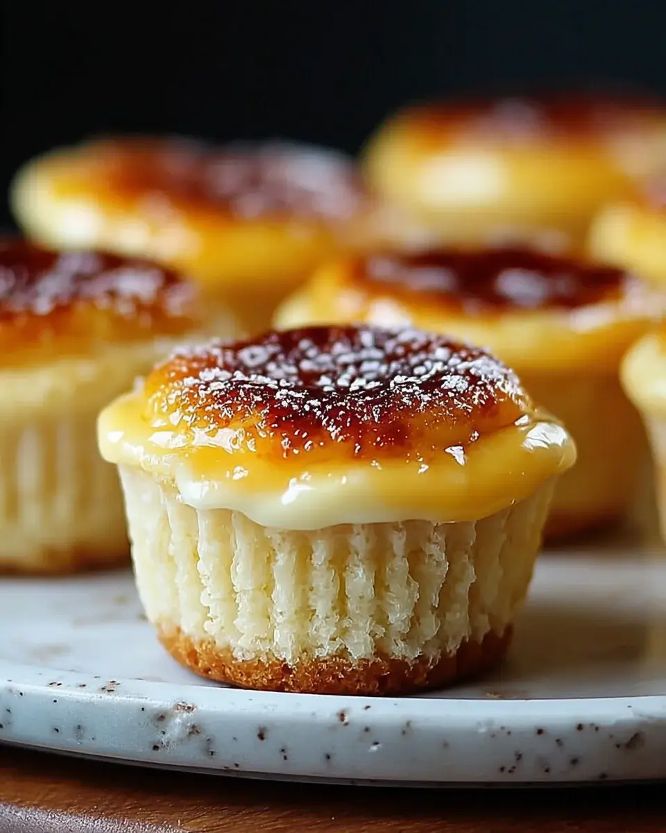 Vanille-Crème-Brûlée-Cupcakes: Ein Genuss zum Nachmachen!