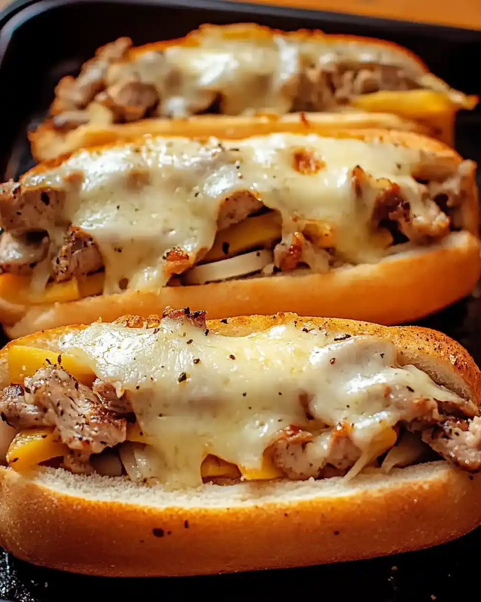 Hähnchen-Cheesesteaks: Ein köstliches Rezept entdecken!