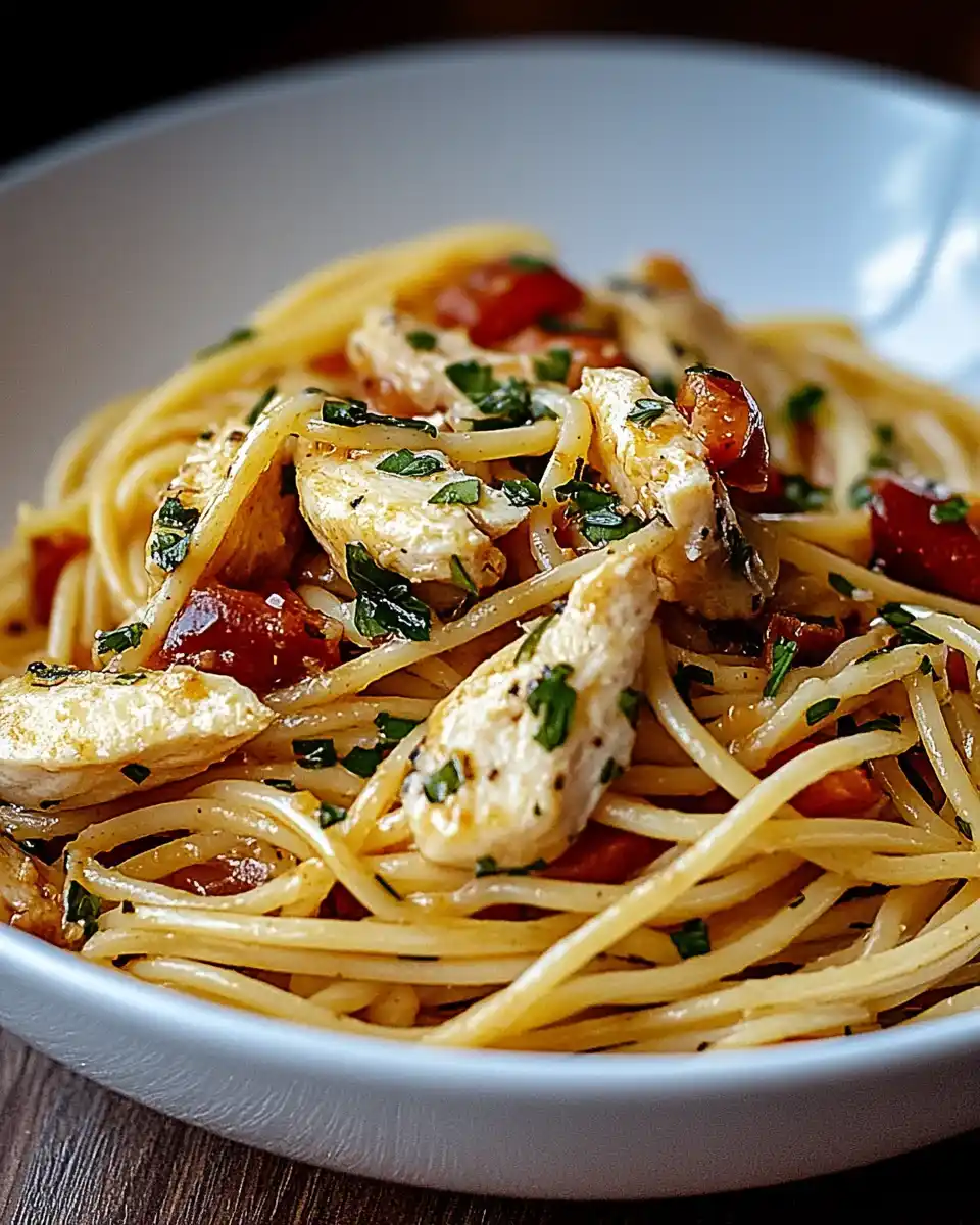 Monterey Hühnchen Spaghetti: Ein unwiderstehliches Rezept!