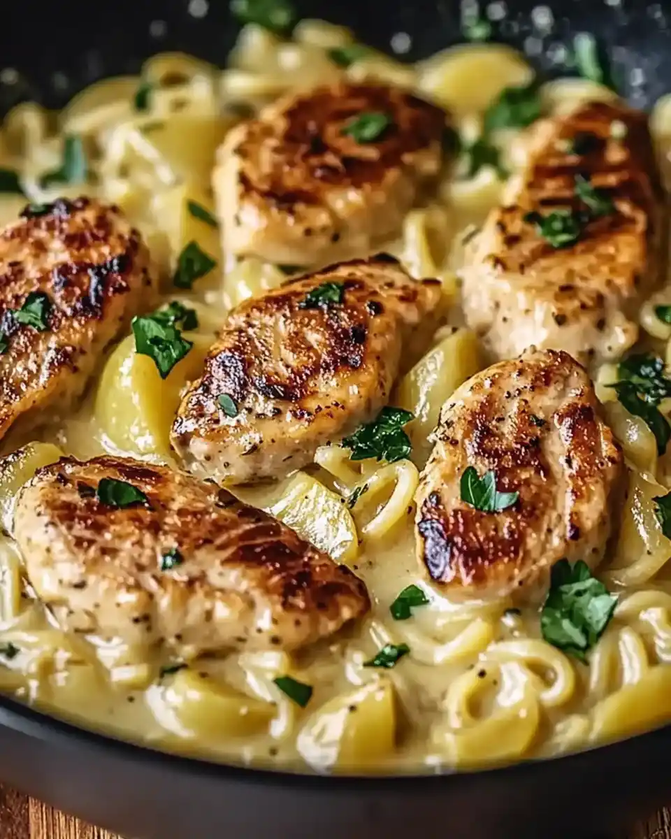Cremiges Parmesan-Hühnchen mit Orzo: Ein Genussrezept!