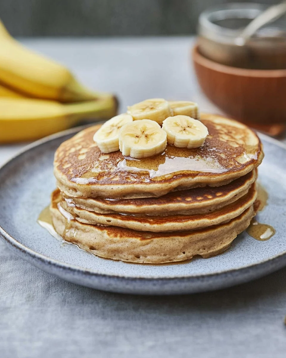 Bananen-Haferflocken-Pancakes: Einfach und lecker!