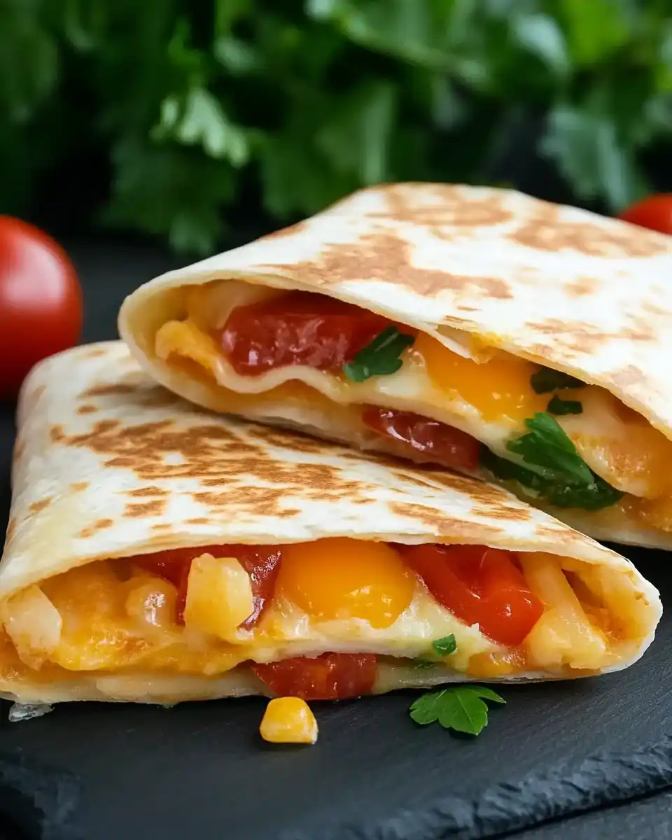 Frühstücks-Wraps mit Ei: So lecker und einfach!