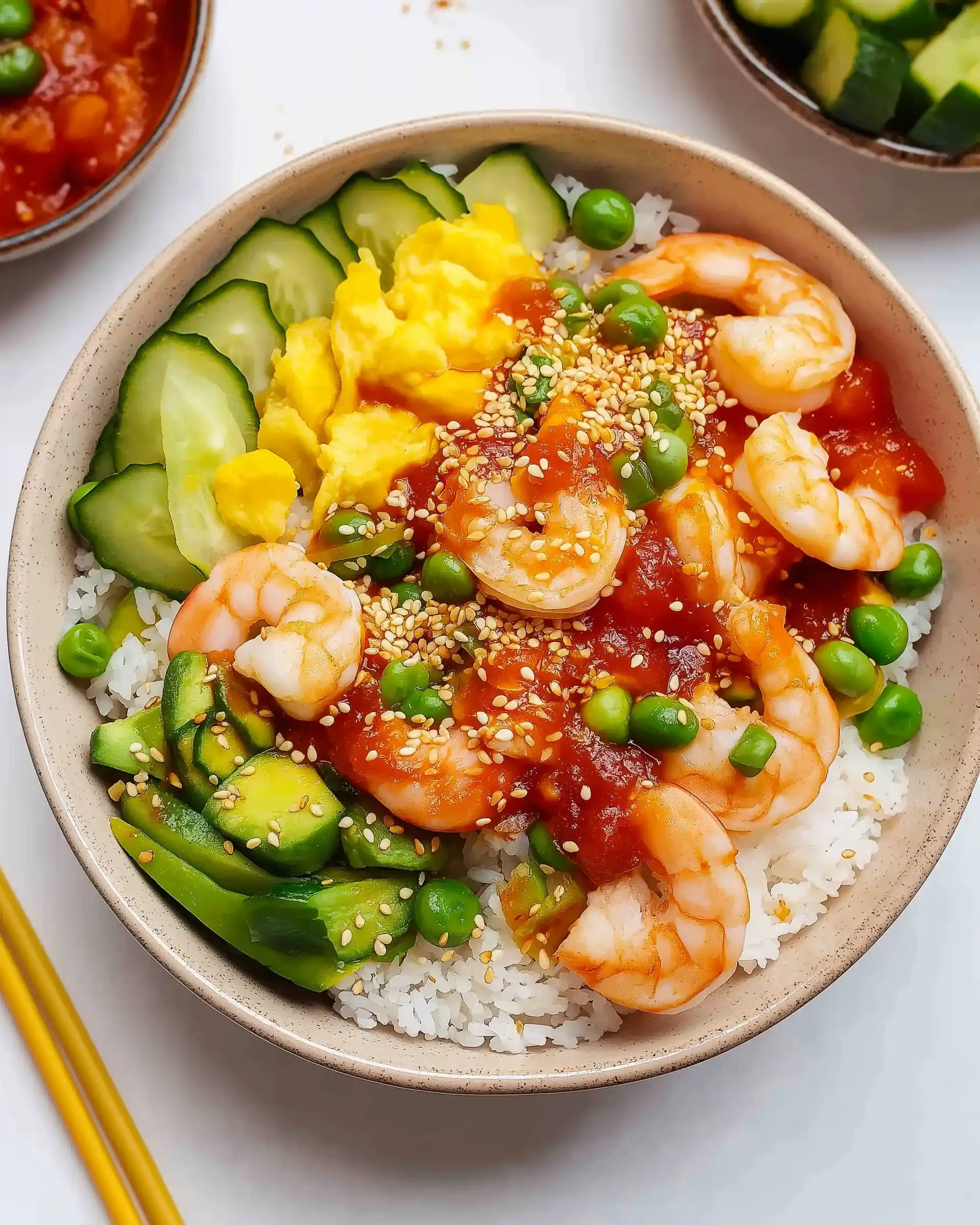 Garnelen Poke Bowl: Ein einfaches Rezept zum Nachkochen!