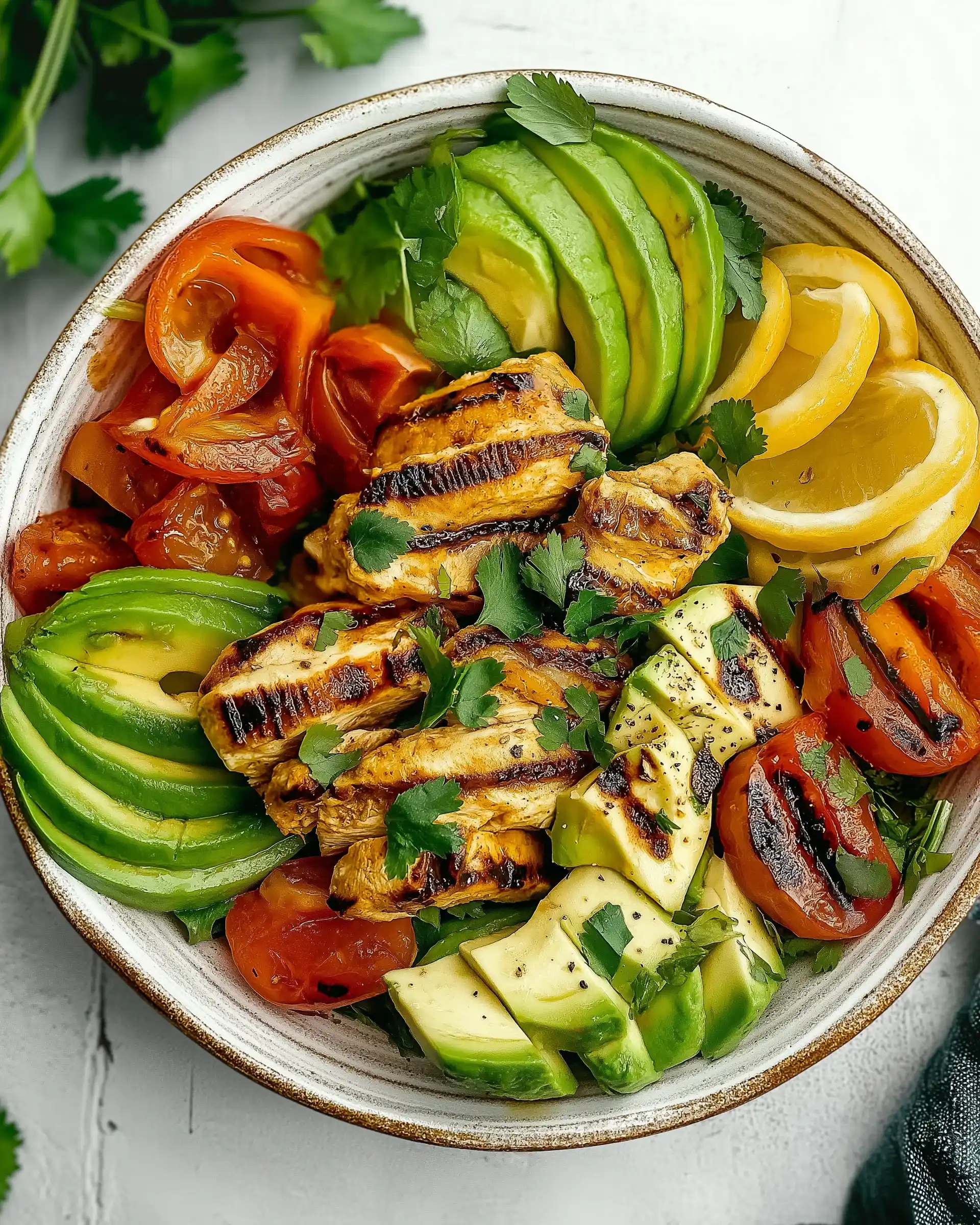 Gegrillter Fajita-Hühnchen-Avocado-Salat: So gelingt’s!