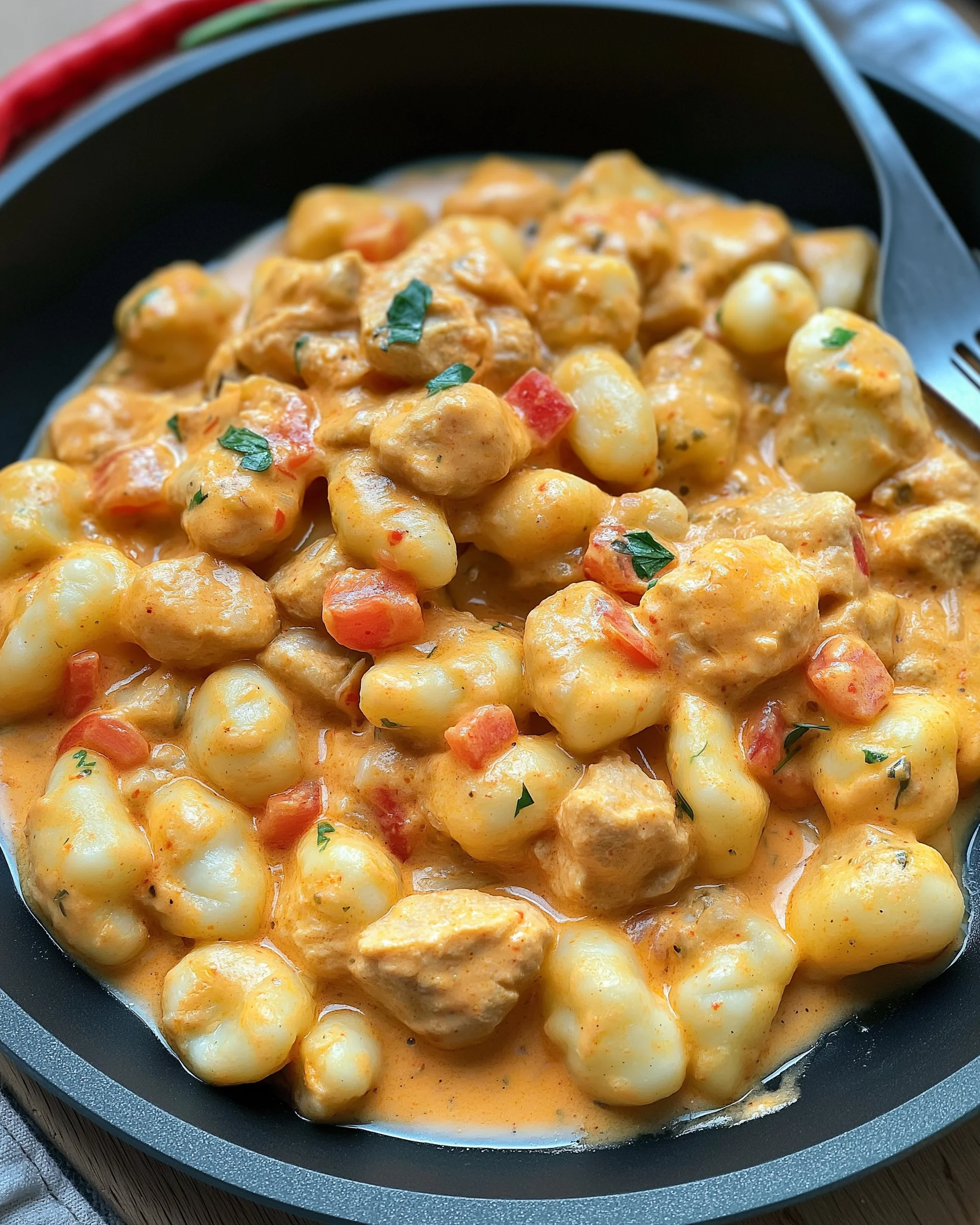 Gnocchi mit Huhn und Paprika: Ein köstliches Rezept entdecken!