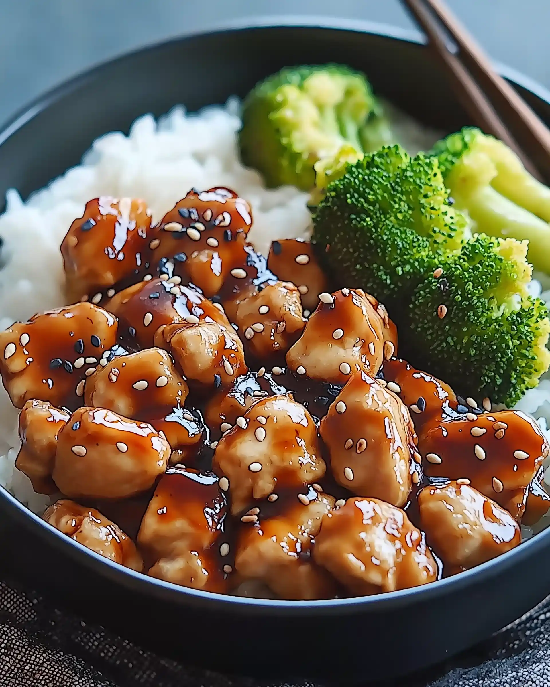 Hähnchen Teriyaki mit Brokkoli und Reis: Einfach lecker!