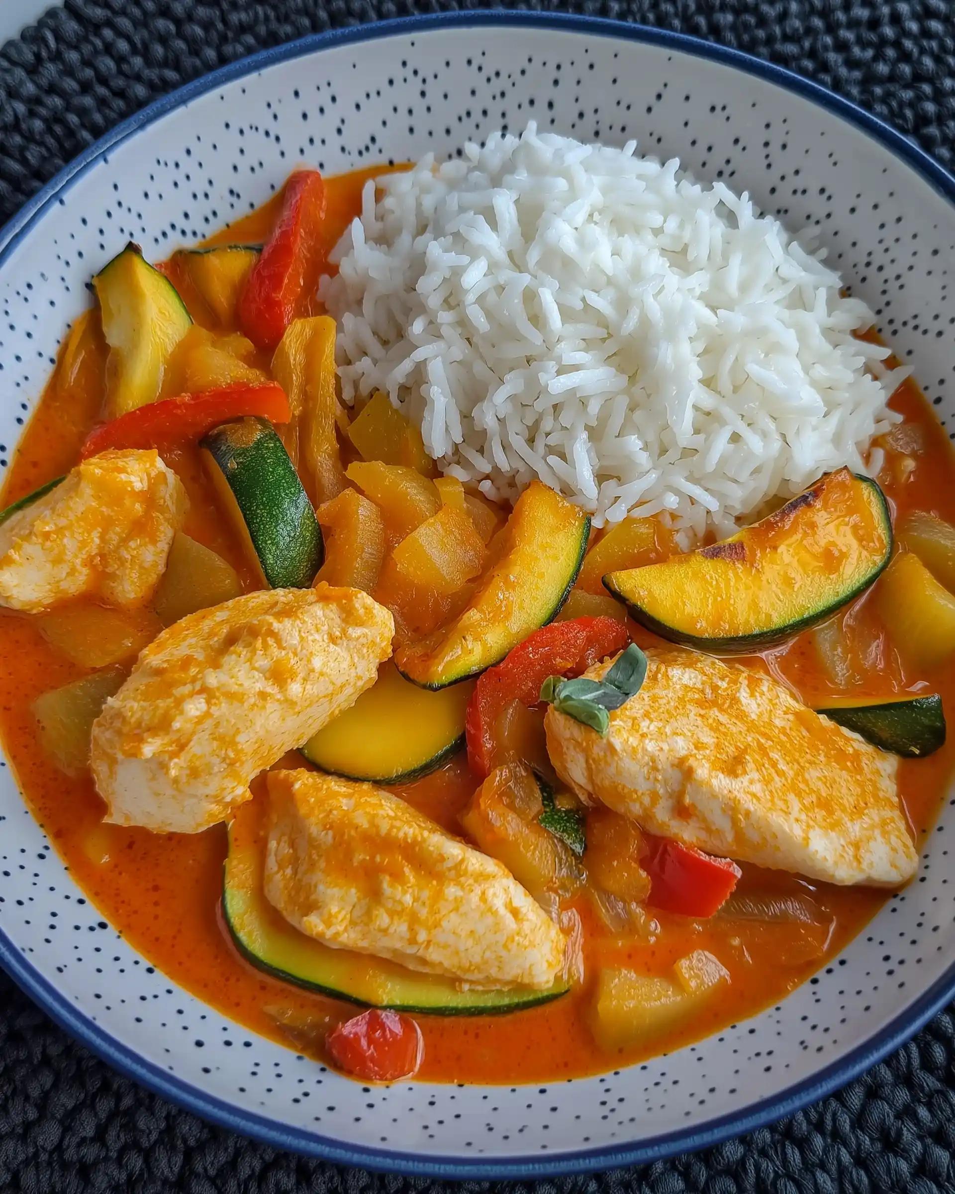 Hähnchen in Paprika-Zucchini-Rahm: Ein schnelles Rezept!