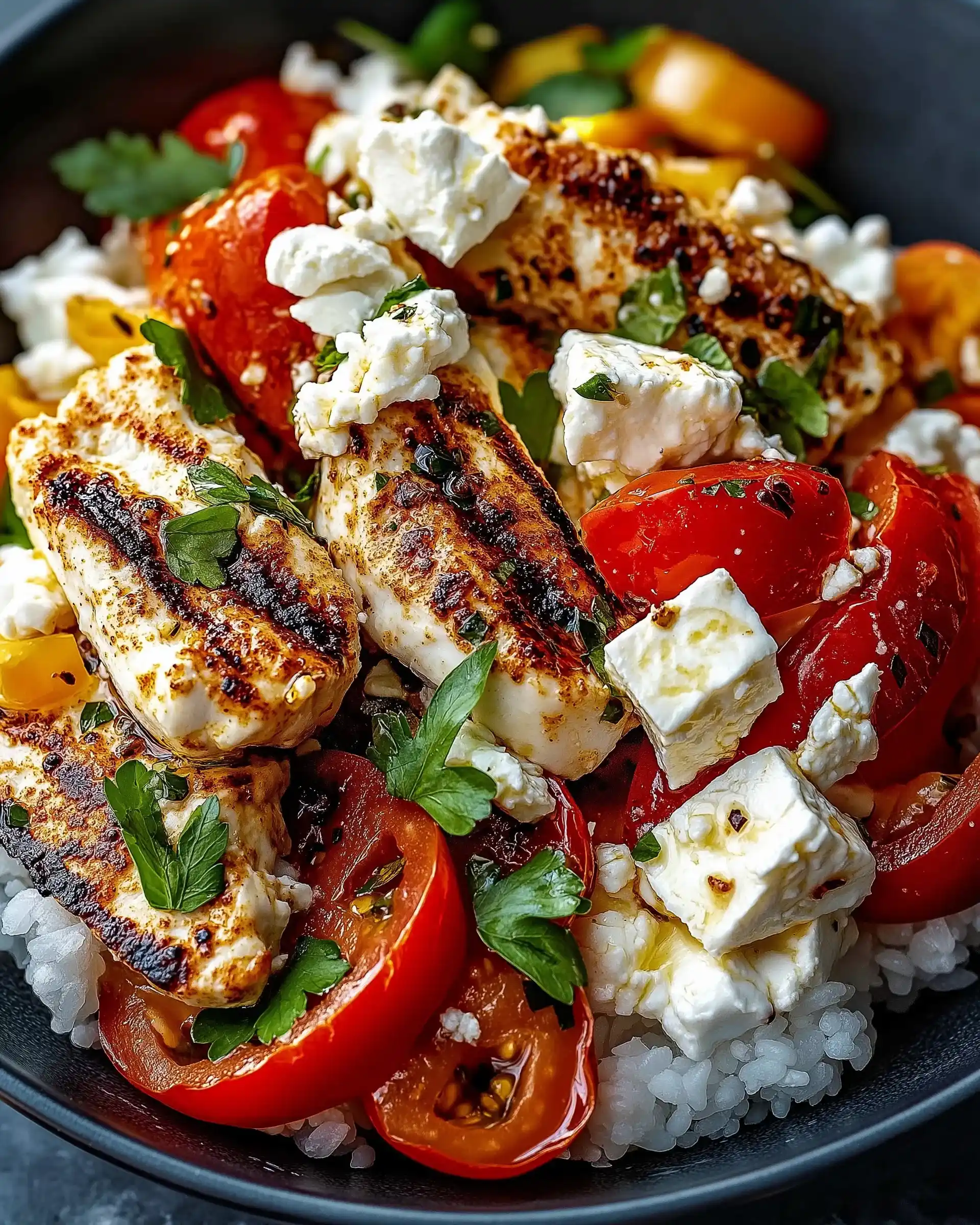 Knuspriges Hähnchen mit Feta-Vinaigrette: Ein Genuss!