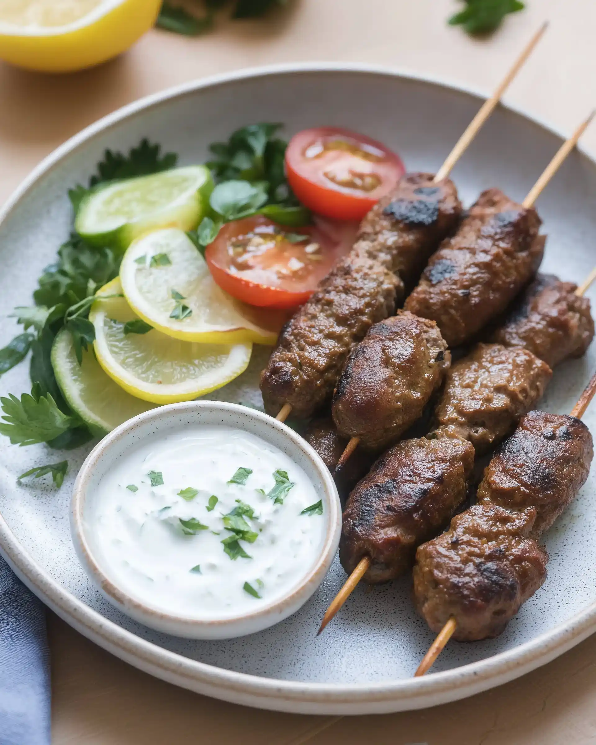 Lamm-Kofta-Spieße mit Joghurt-Dip: Ein Genuss für alle!