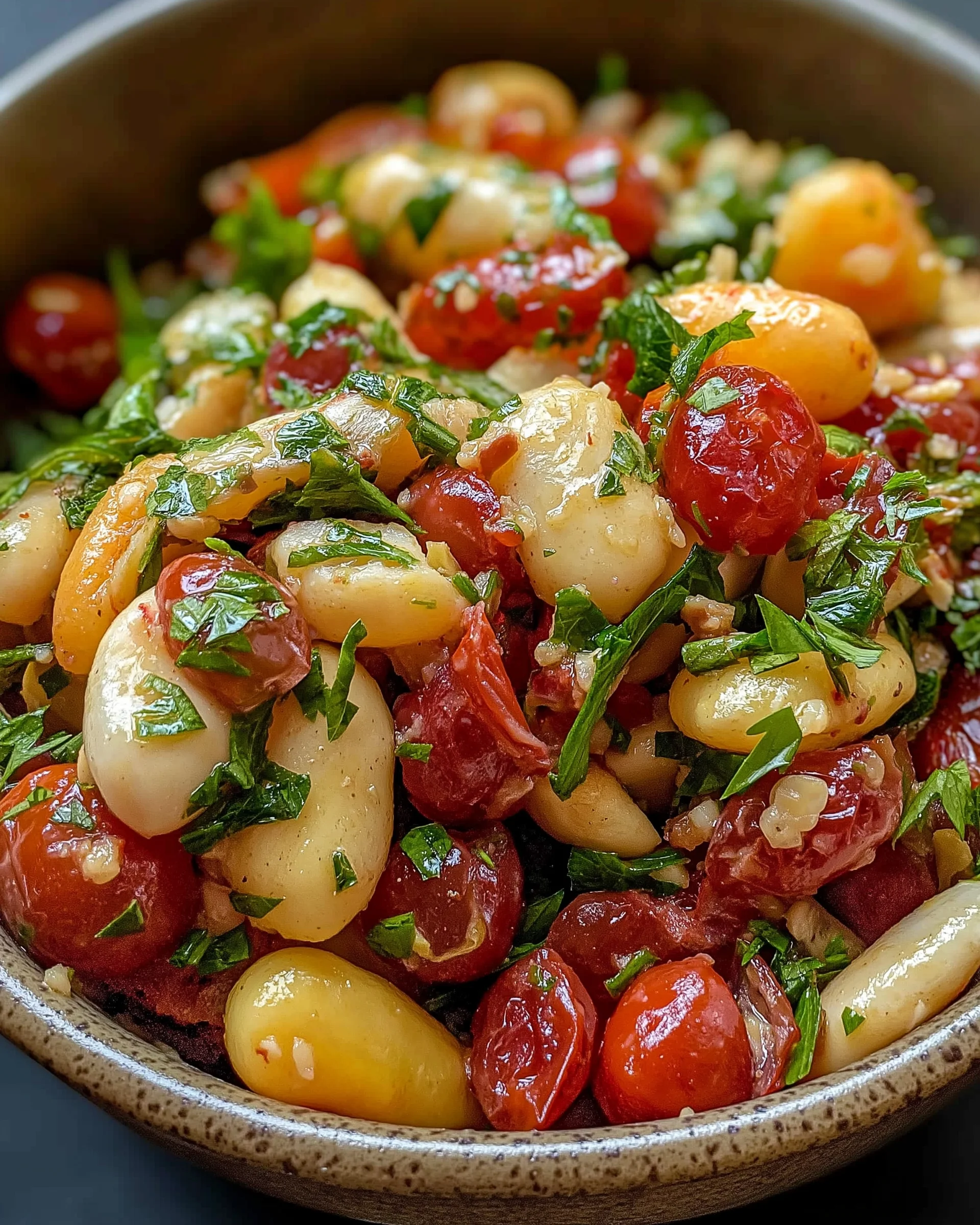 Mediterraner Bohnen-Salat mit getrockneten Tomaten: Gesund und lecker!