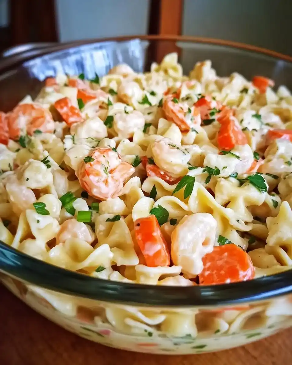 Mediterraner Meeresfrüchte-Pasta-Salat: So gelingt’s!