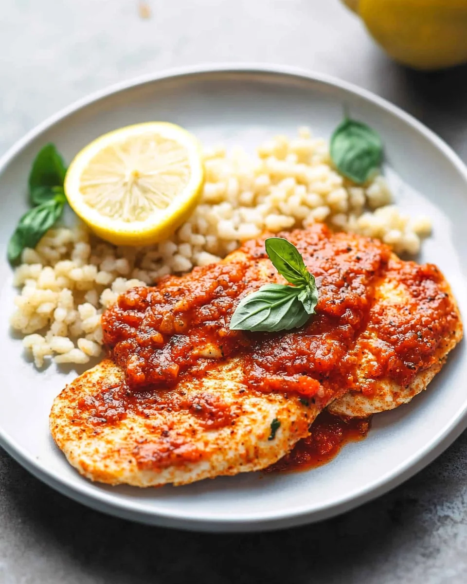 Mediterranes Hähnchen mit gerösteter Paprikasauce entdecken!