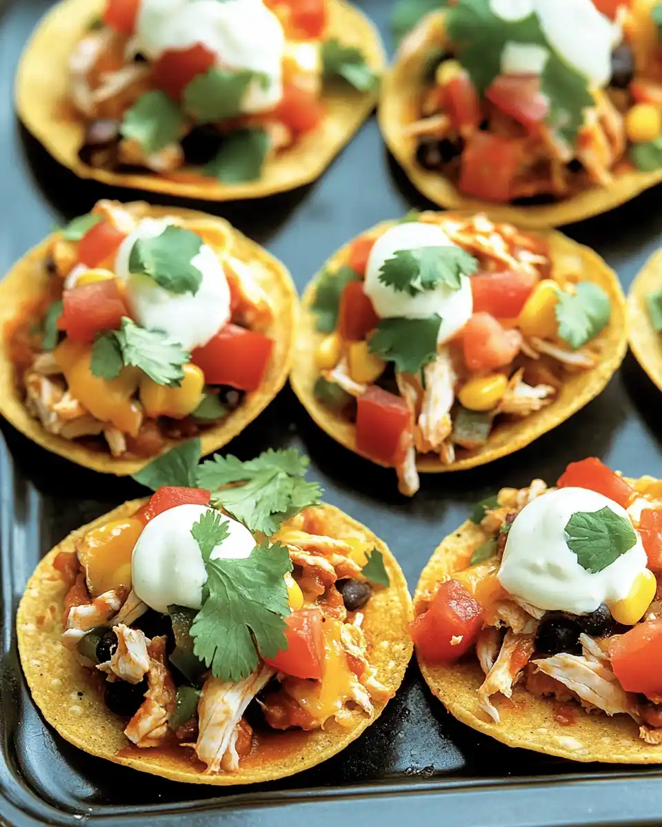Mexikanische Rotisserie-Hühnchen-Tostadas selber machen!