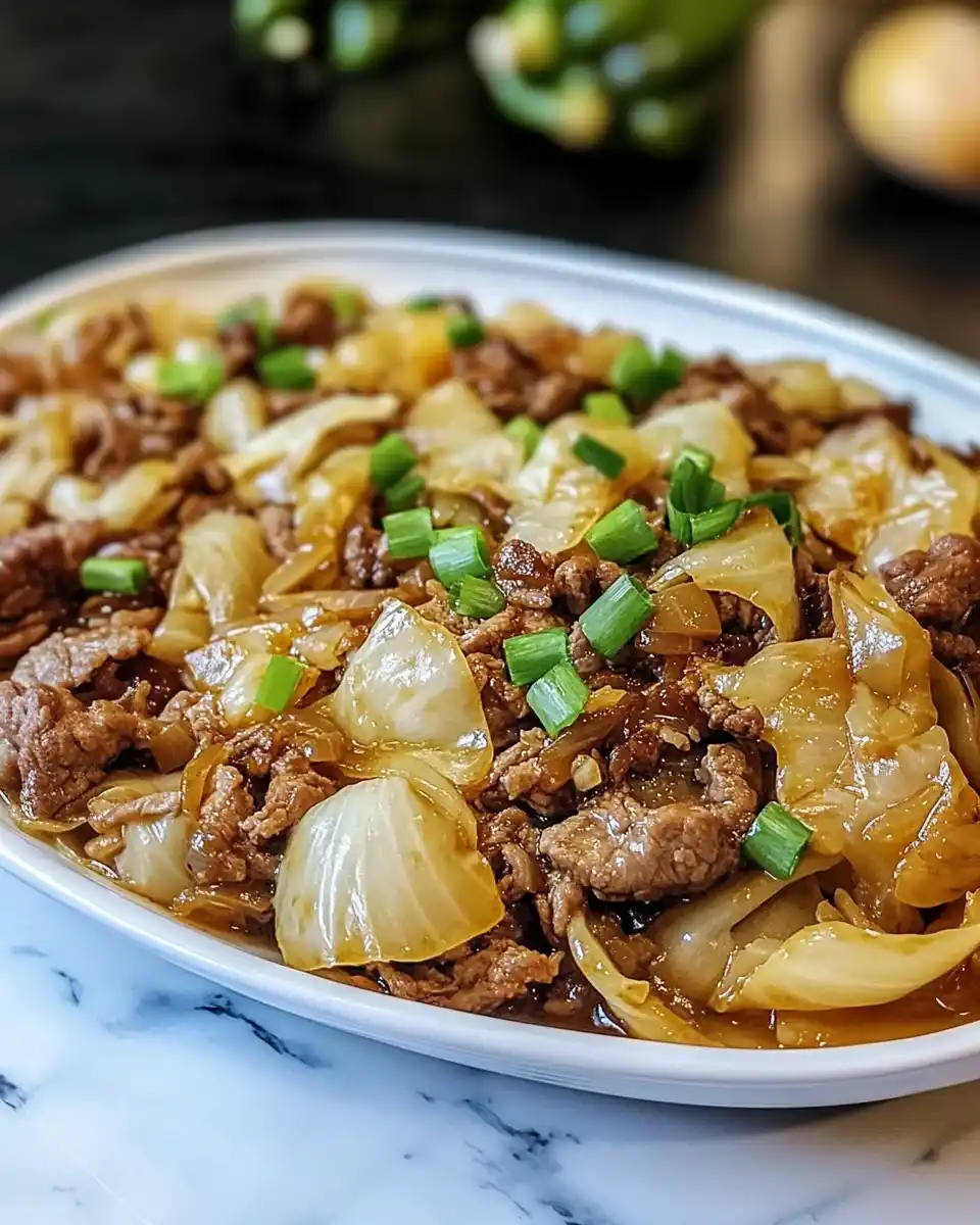 Mongolisches Rinderhackfleisch mit Kohl: Köstlich und einfach!
