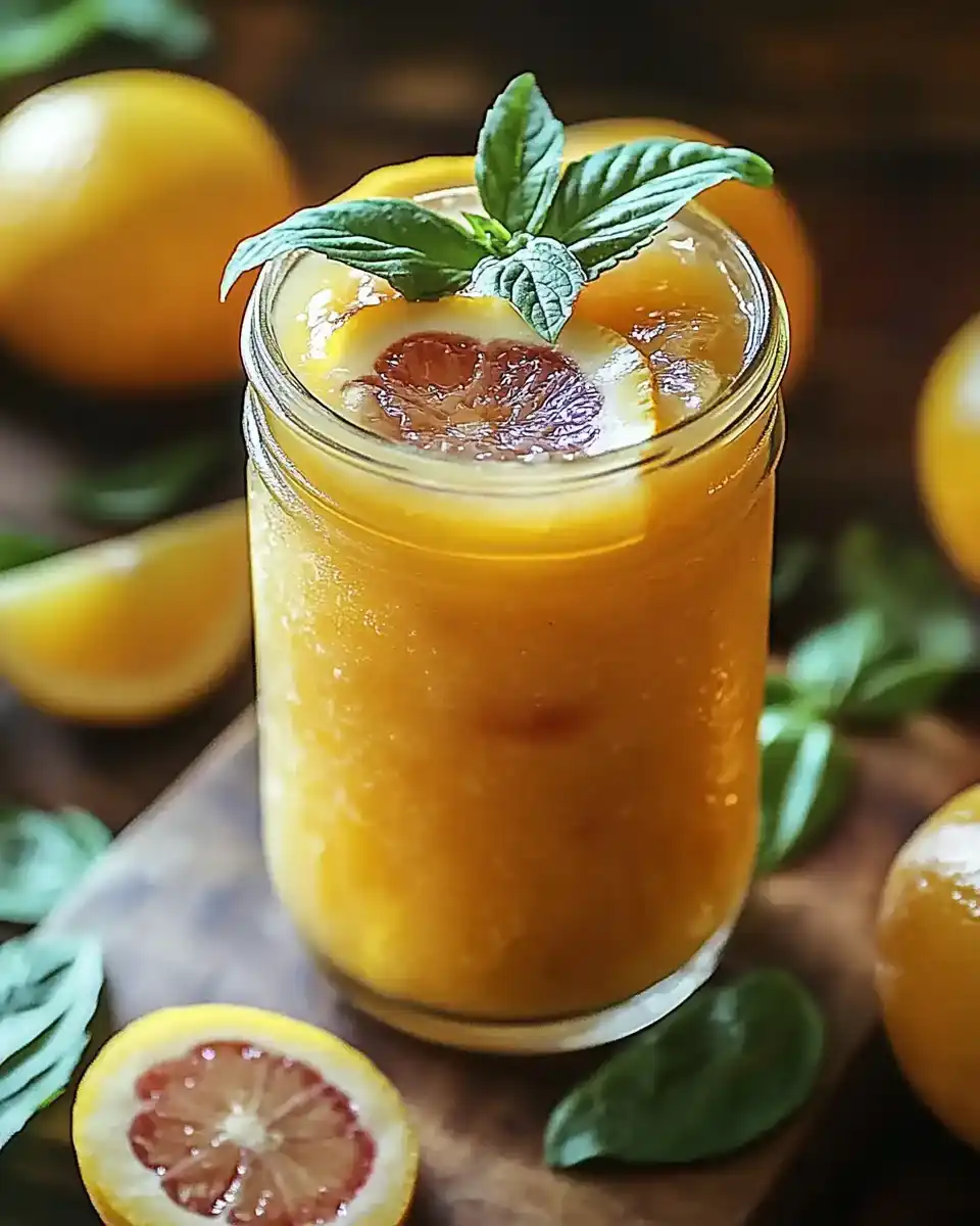 Pfirsich-Zitronen-Limonade: Erfrischend und lecker!