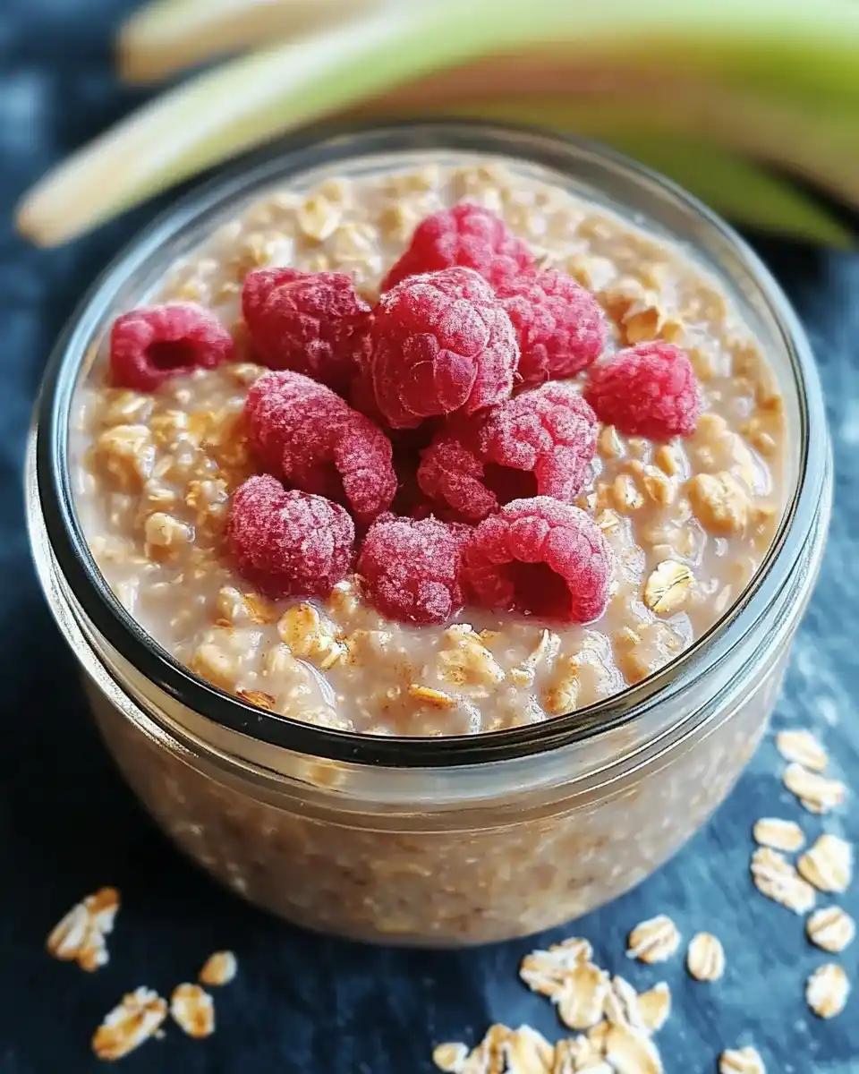 Rhabarber Overnight Oats: Einfach köstlich zubereiten!