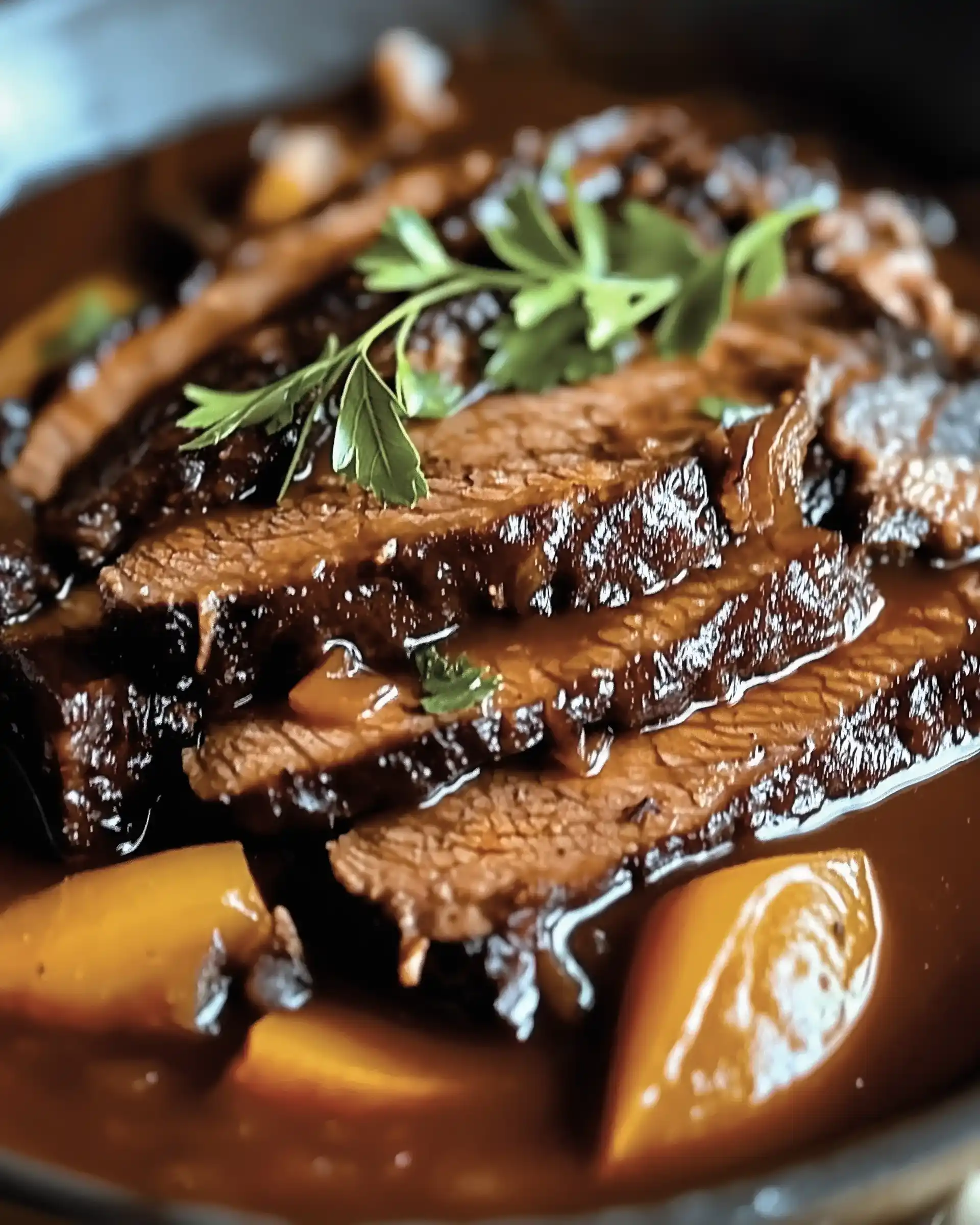 Saftige Rinderbrust im Slow Cooker - Ein Genuss für alle!