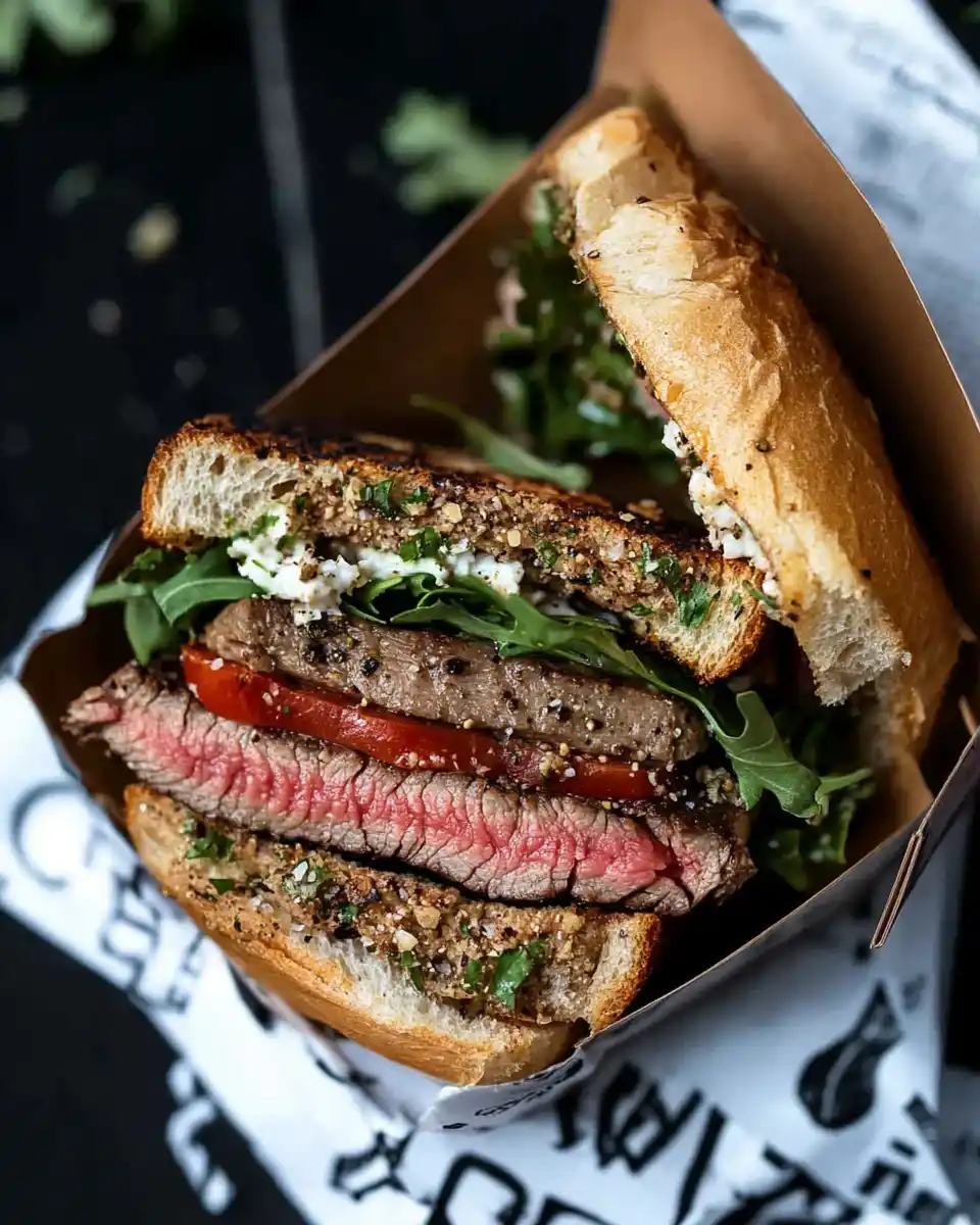 Saftiges Marinierte Flanksteak-Sandwich: So gelingt es!