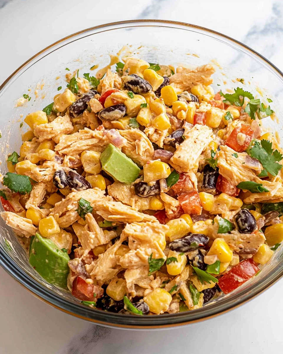 Schneller Southwest-Hühnchensalat: Lecker und einfach zubereitet!