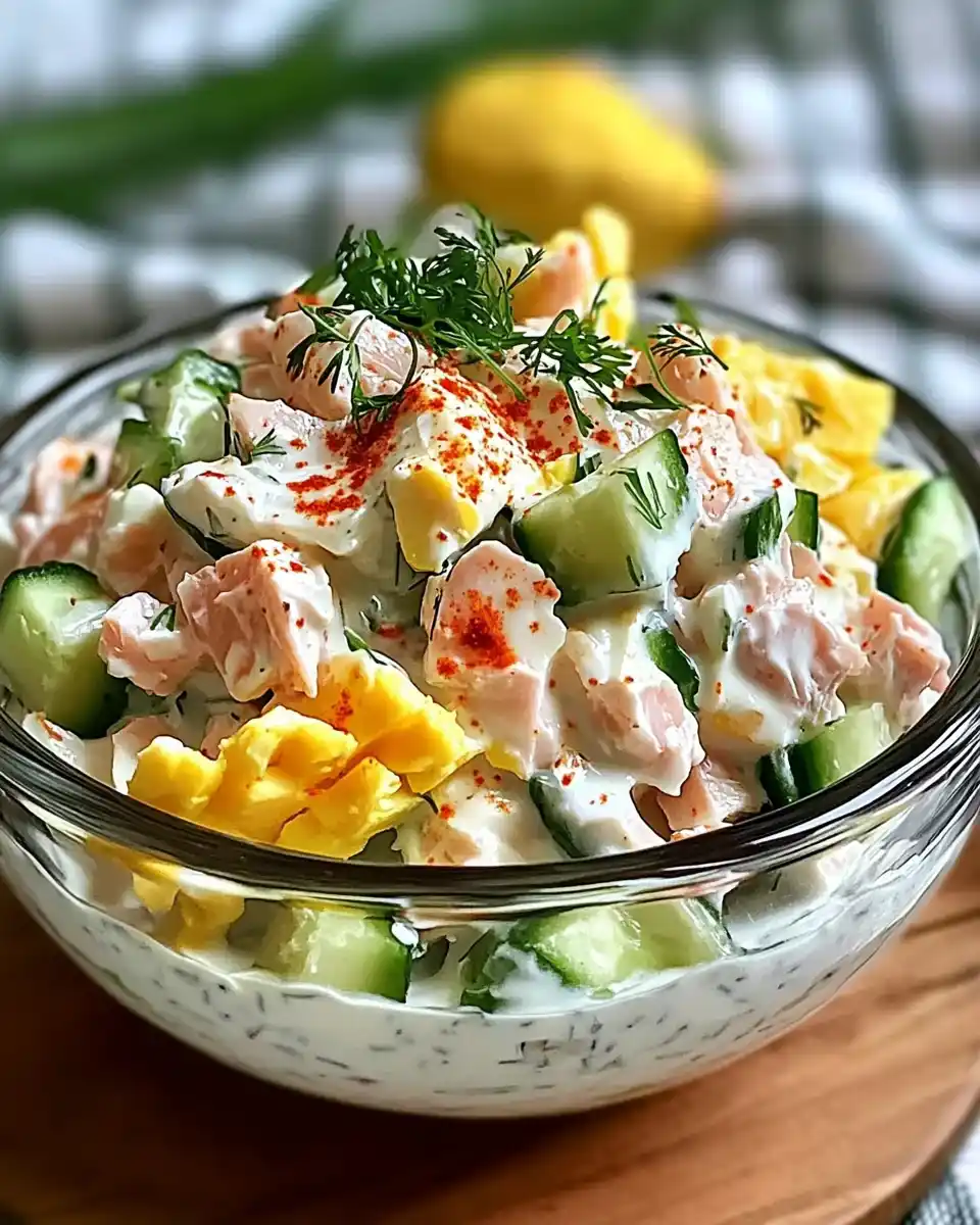 Thunfischsalat mit Ei und Joghurt: Lecker & schnell!