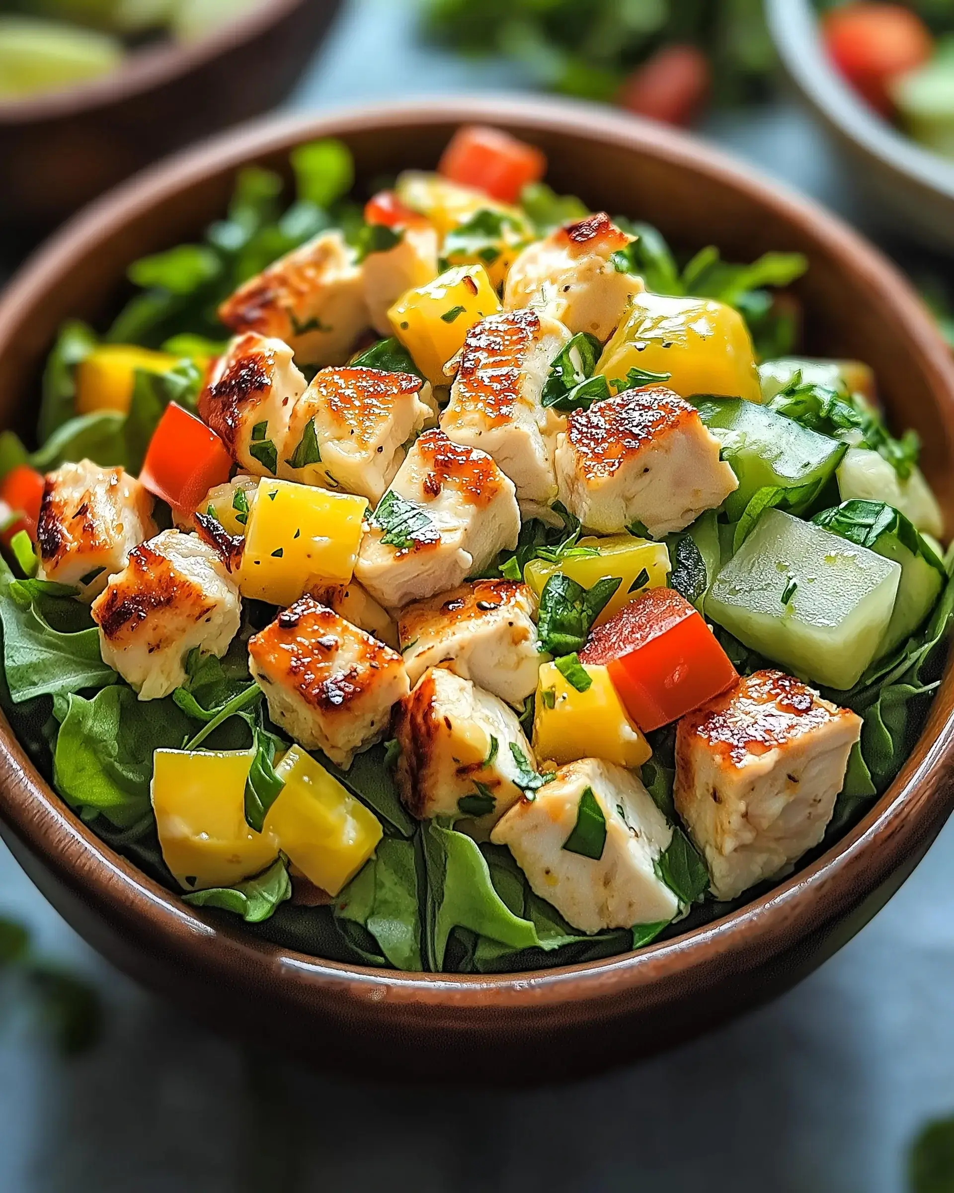 Tropischer Hähnchensalat: Ein frischer Hit für jeden Tag!