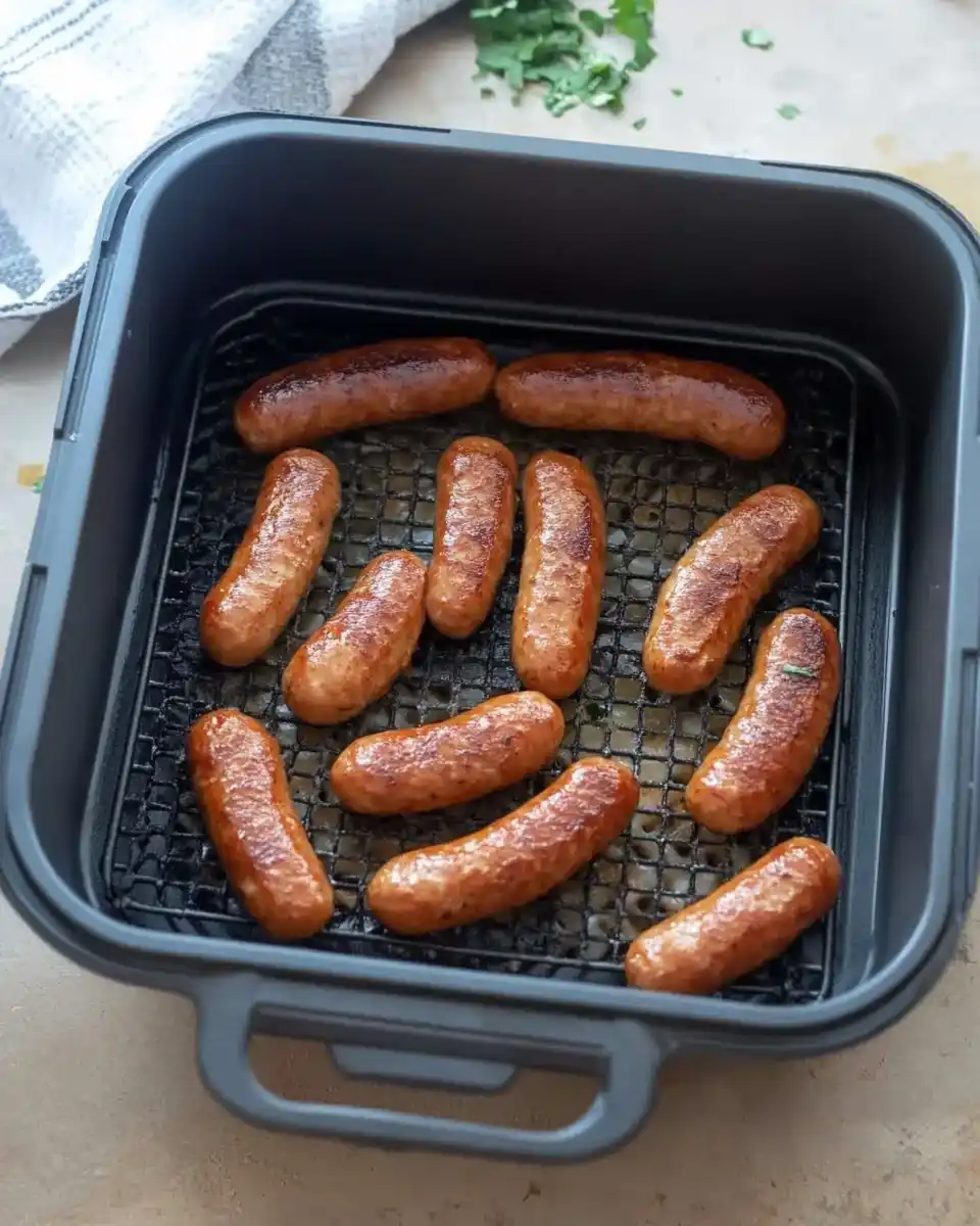 Würstchen aus der Heißluftfritteuse: So einfach und lecker!