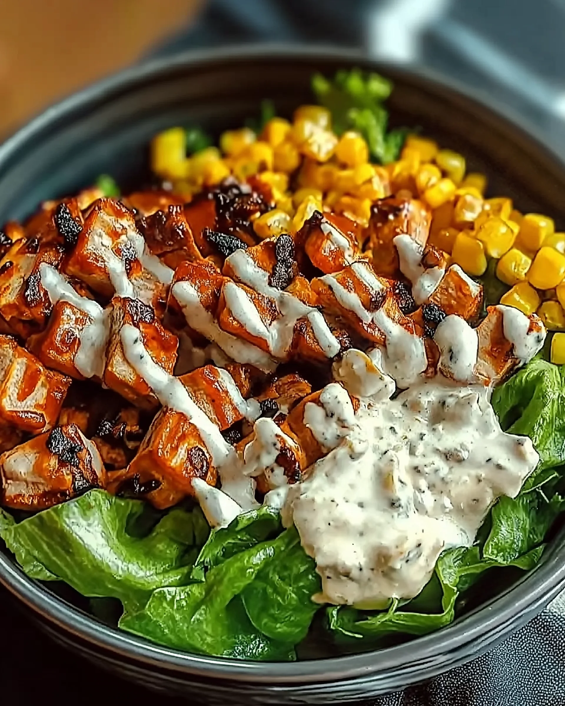BBQ-Hähnchen-Salat: Ein gesundes Sommergericht entdecken!