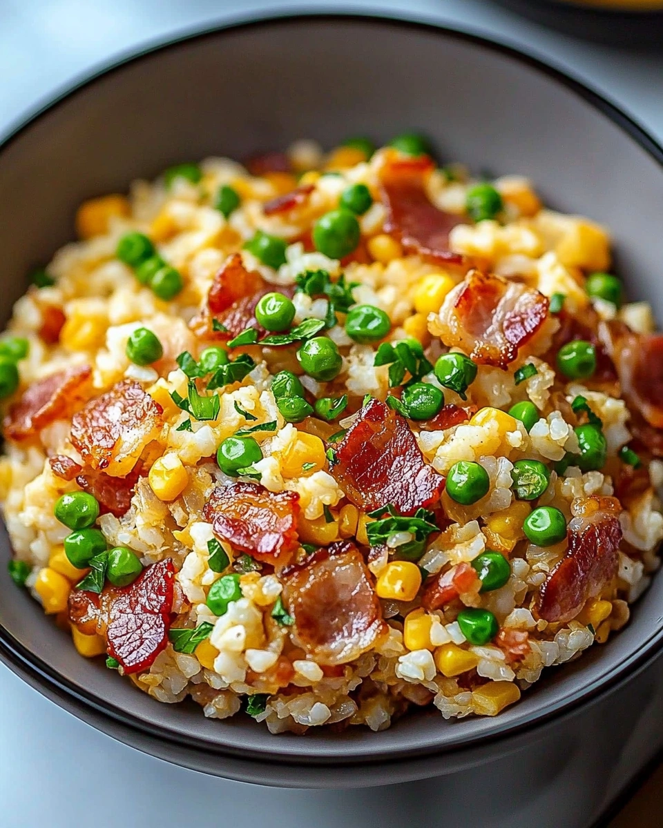 Bacon-Gemüse-Reis: Ein köstliches Rezept entdecken!