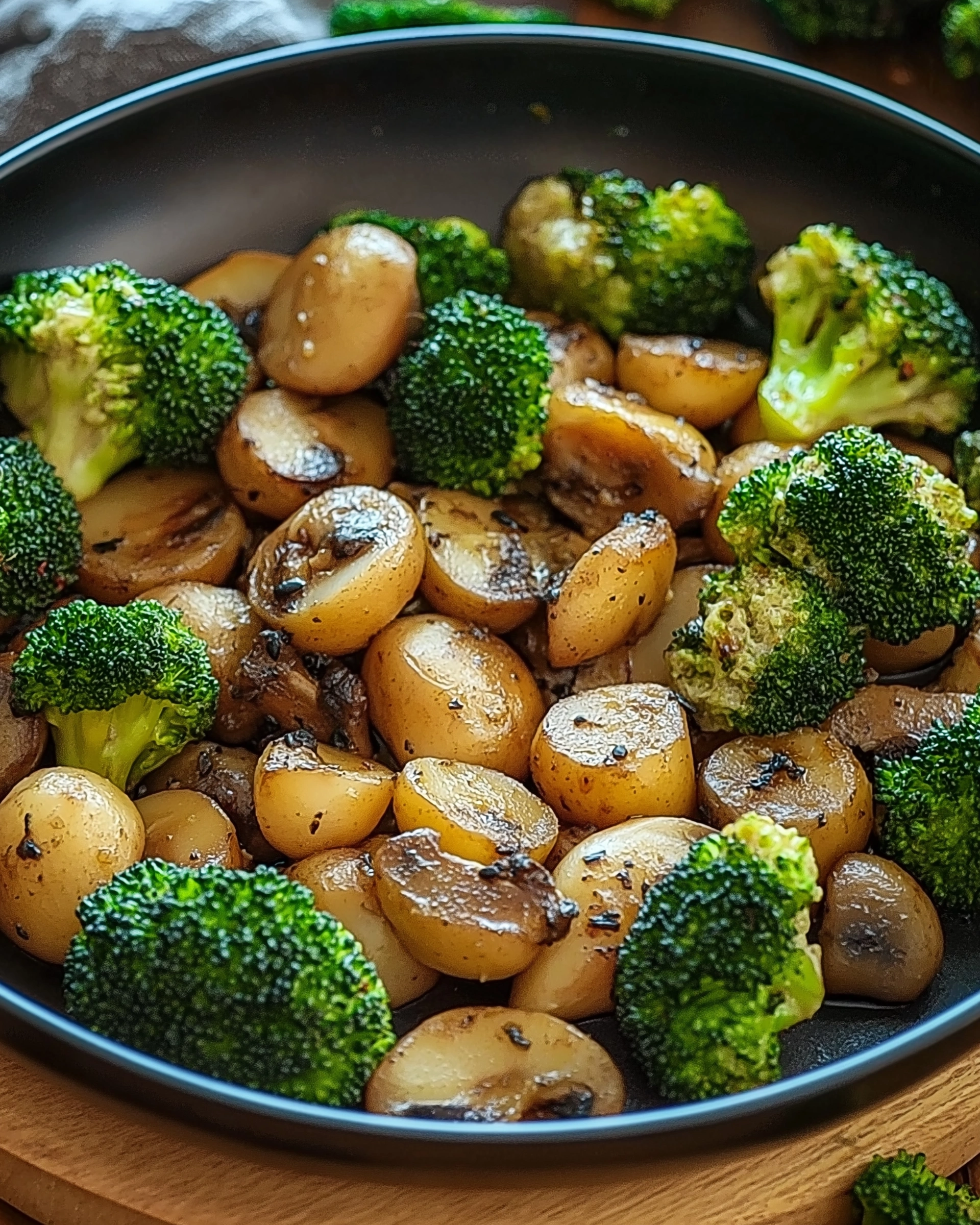 Brokkoli-Kartoffel-Pilz-Pfanne: So gelingt das Rezept!