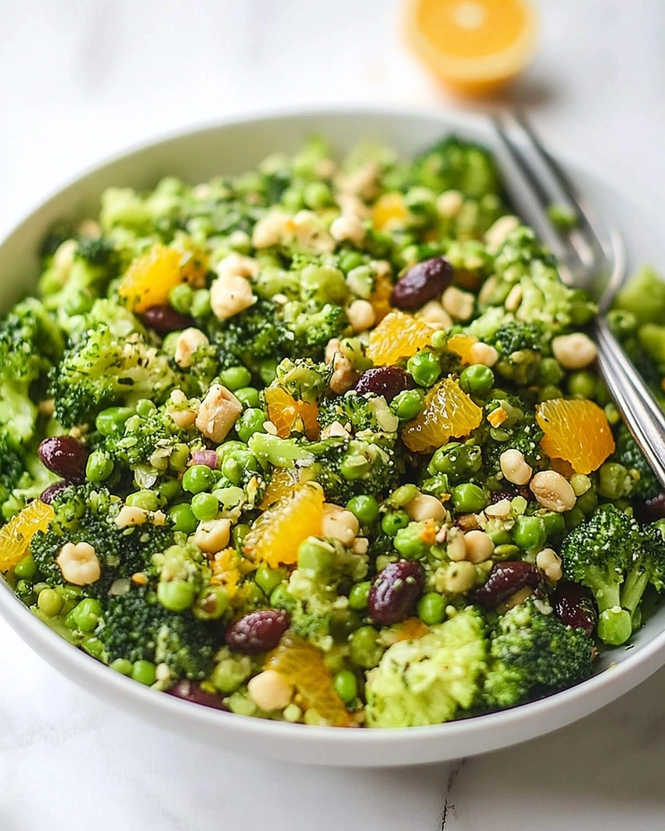 Brokkoli-Salat mit Orangen-Vinaigrette: Köstlich und gesund!