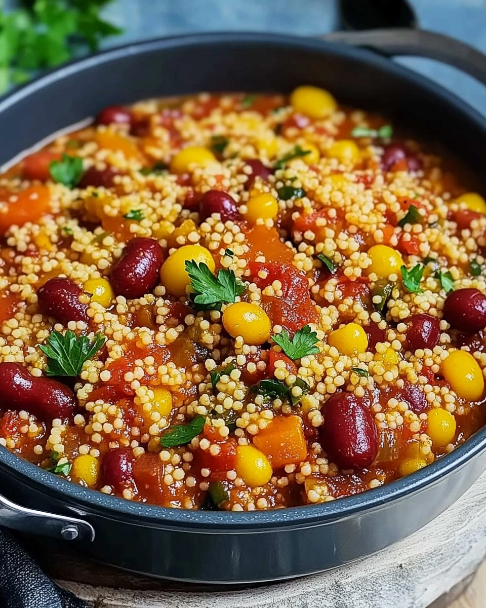 Couscous-Salat mit Kidneybohnen und Tomaten einfach zubereiten!