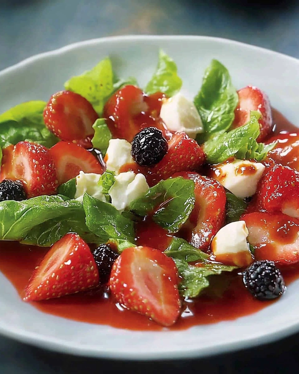 Erdbeer-Romanasalat mit Balsamico-Dressing: So gelingt’s!