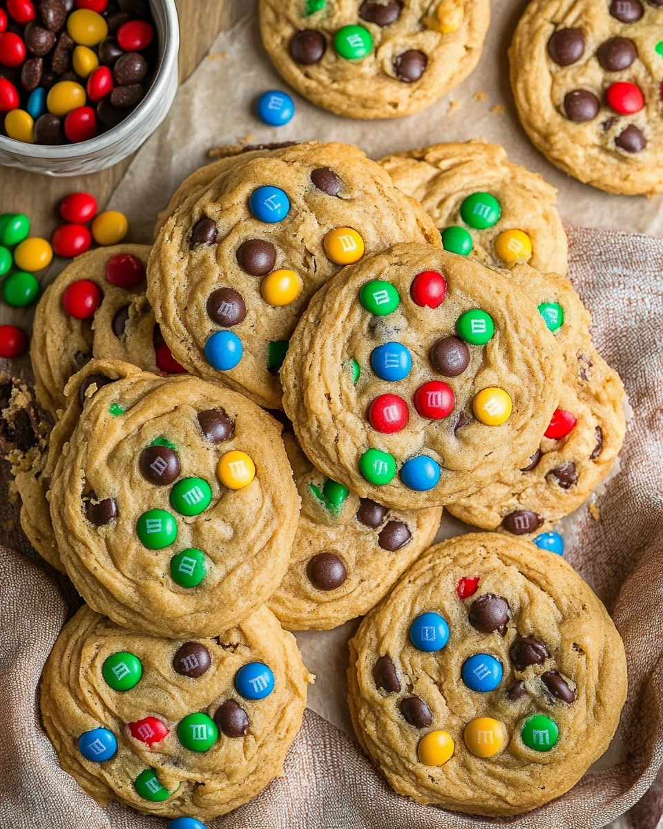 Erdnussbutter-M&M-Kekse: Ein Genuss für jeden Bäcker!
