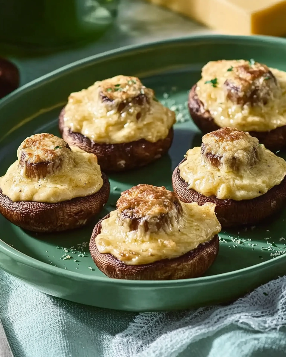 Gefüllte Champignons mit Frischkäse und Cheddar: Entdecke das perfekte Rezept!