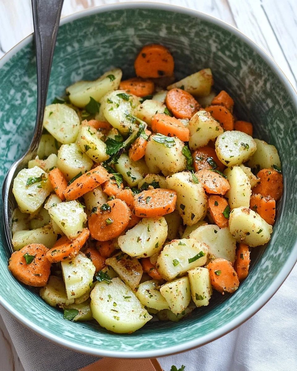 Geröstete Möhren und Kohlrabi mit Kräutern einfach zubereiten!