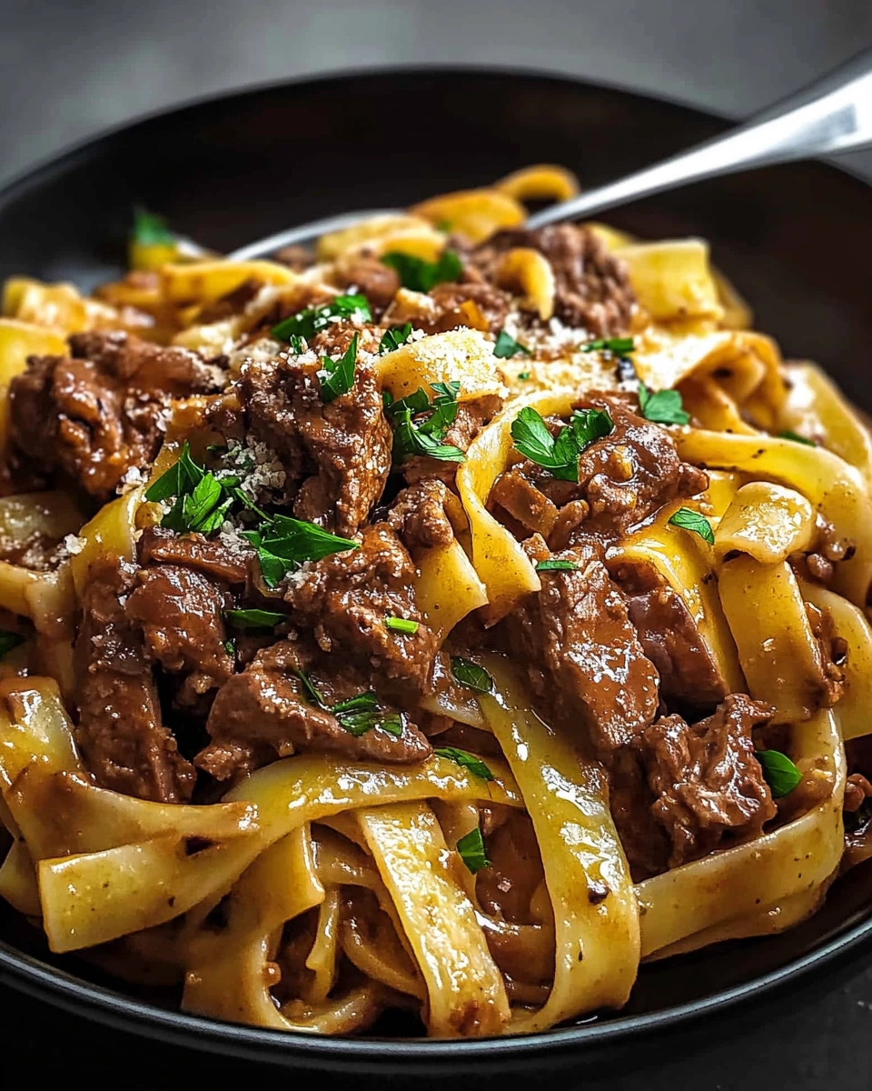 Herzhafter Rinderschmorbraten mit Pasta: Eine Geschmacksexplosion!